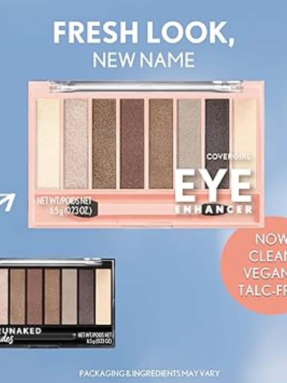 NWOT: COVERGIRL Eye Enhancer 8-Pan Eyeshadow Palette (“Nudes" 805 shade). - Picture 3 of 3